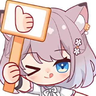 👍 emoji 美月もも Telegram sticker 7 of 35