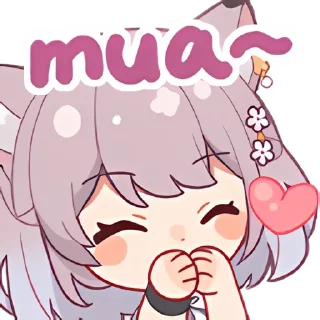 😘 emoji 美月もも Telegram sticker 10 of 35