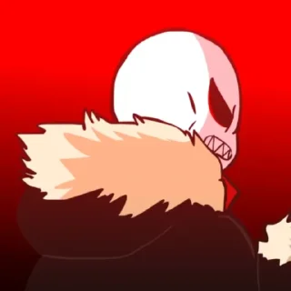 🌹 emoji Fell!Sans by : @Undertale_Stickers Telegram sticker 9 of 32