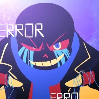 💙 emoji Error sans by : @Undertale_stickers Telegram sticker 13 of 54