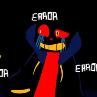 💛 emoji Error sans by : @Undertale_stickers Telegram sticker 22 of 54