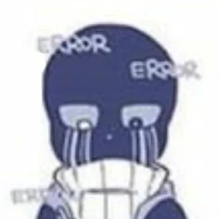 💙 emoji Error sans by : @Undertale_stickers Telegram sticker 8 of 54