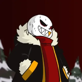 🥀 emoji Fell!Sans by : @Undertale_Stickers Telegram sticker 19 of 32