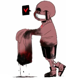 ❄️ emoji Killer sans by : @Undertale_Stickers Telegram sticker 17 of 76
