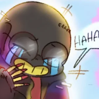 🖤 emoji Error sans by : @Undertale_stickers Telegram sticker 6 of 54