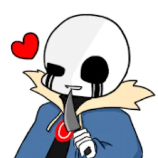 🌸 emoji Killer sans by : @Undertale_Stickers Telegram sticker 21 of 76