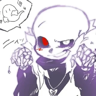 🖤 emoji •× Cross ×• by : @Undertale_Stickers Telegram sticker 13 of 80