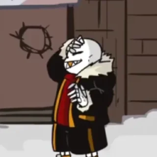 🖤 emoji Fell!Sans by : @Undertale_Stickers Telegram sticker 24 of 32