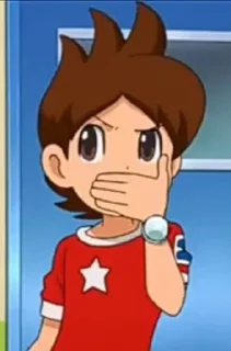 🤨 emoji Yo-Kai Watch: Nathan and Katie by @Il_Ninja_Verde Telegram sticker 8 of 60