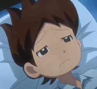 🙁 emoji Yo-Kai Watch: Nathan and Katie by @Il_Ninja_Verde Telegram sticker 17 of 60