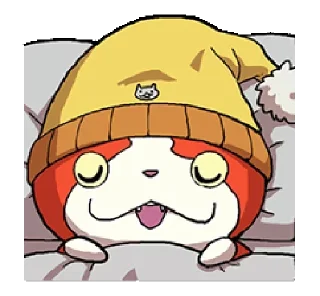 😴 emoji Yo-Kai Watch: Jibanyan  by @Il_Ninja_Verde Telegram sticker 9 of 22