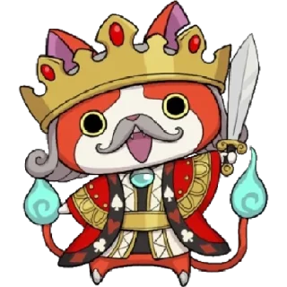 🤴 emoji Yo-Kai Watch: Jibanyan  by @Il_Ninja_Verde Telegram sticker 19 of 22