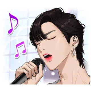 🎤 emoji True Beauty @Nekostickerss Telegram sticker 22 of 41