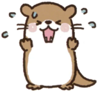 🚫 emoji Chinese Otters Telegram sticker 10 of 15