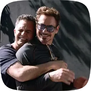 🫂 emoji Tony stark Telegram sticker 14 of 41