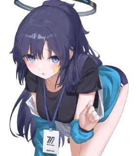 🌟 emoji Hayase Yuuka ¤ @KesitoMania Telegram sticker 20 of 64
