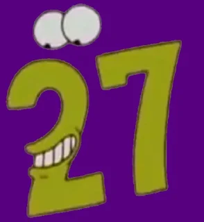 2️⃣ emoji Veintisiete (27) Telegram sticker 7 of 27