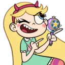 😉 emoji Star Vs. The Forces of Memes Telegram sticker 16 of 61