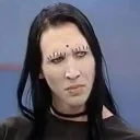 💀 emoji marilyn manson💀 Telegram sticker 8 of 38