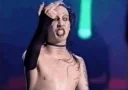 🖕 emoji Marilyn manson / @iSplitOnYourGrave Telegram sticker 6 of 25