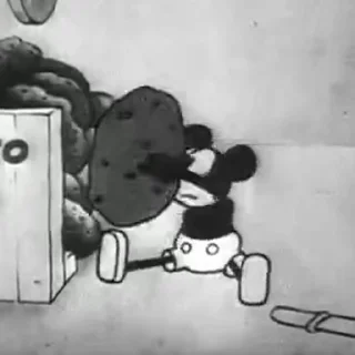 Sticker from Old Disney cartoons @CenterOfSticker