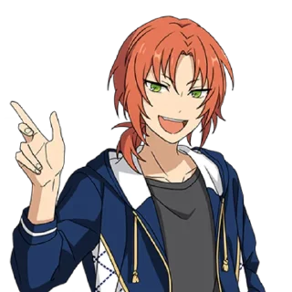 😏 emoji ENSEMBLE STARS LEORITSUIZU Telegram sticker 8 of 96