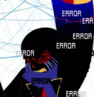 🖤 emoji ERROR SANS Telegram sticker 23 of 45