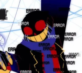 🖤 emoji ERROR SANS Telegram sticker 19 of 45