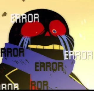 Sticker from ERROR SANS