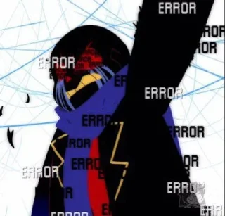 🖤 emoji ERROR SANS Telegram sticker 21 of 45