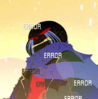🖤 emoji ERROR SANS Telegram sticker 11 of 45