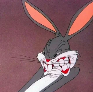 🐰 emoji BUGS BUNNY Telegram sticker 13 of 23
