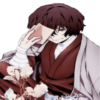 😏 emoji Dazai @R666d1 Telegram sticker 14 of 91