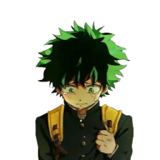 😢 emoji IZUKU MIDORIYA @R666d1 Telegram sticker 18 of 111