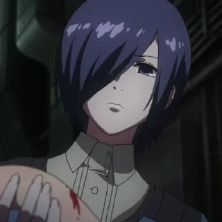 ❄ emoji Touka Kirishima @WARAWSHW Telegram sticker 12 of 85