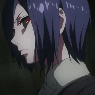 ❄ emoji Touka Kirishima @WARAWSHW Telegram sticker 9 of 85