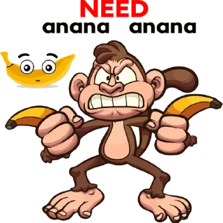 🍌 emoji Banana Banana Telegram sticker 12 of 13
