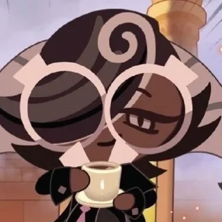 🌟 emoji ☕espresso cookie🍪 Telegram sticker 9 of 17