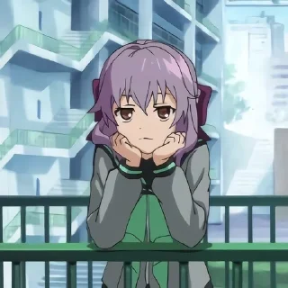 🌟 emoji ✠ Shinoa Hiiragi ※ @KesitoMania Telegram sticker 14 of 80