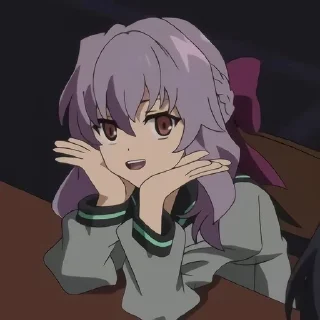 🌟 emoji ✠ Shinoa Hiiragi ※ @KesitoMania Telegram sticker 5 of 80