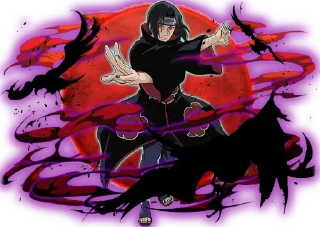 🤨 emoji Itachi Uchiha Telegram sticker 10 of 11