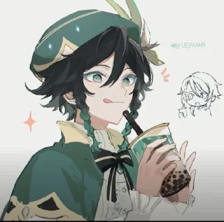 😋 emoji Венти икона Telegram sticker 13 of 35