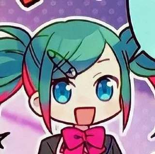 🎤 emoji Ⲏⲁⲧⲋυⲛⲉ Ⲙⲓⲕυ>> @StixersWorld Telegram sticker 13 of 31