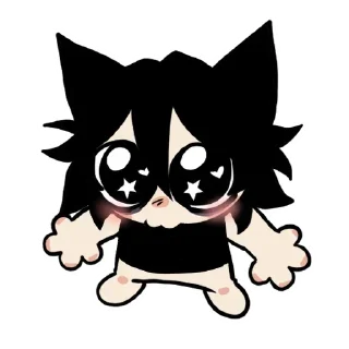 😇 emoji Edgy Catboy ReMix Telegram sticker 18 of 78