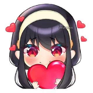 ❤️ emoji Mixed (@TodorokiShouto) Telegram sticker 4 of 120