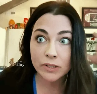 😨 emoji Amy lee Telegram sticker 20 of 99