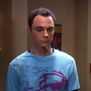 🧠 emoji ャ. Sheldon Cooper ；@Unince . Telegram sticker 16 of 60