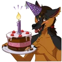 🎂 emoji Raven Telegram sticker 22 of 72
