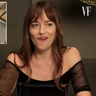 🤍 emoji DAKOTA JOHNSON Telegram sticker 9 of 19