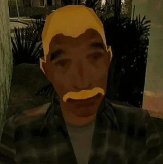 👨 emoji carl johnson (xalo8) Telegram sticker 16 of 58